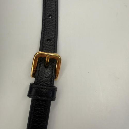 Gucci Black Leather Horsebit 1955 Crossbody Bag photo 4