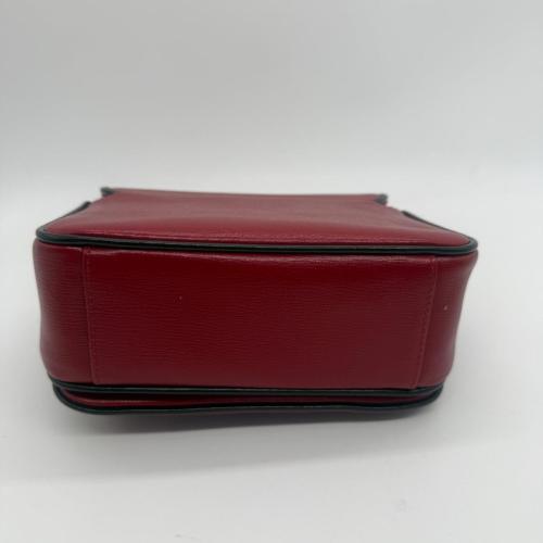 Gucci Red Leather Flap Shoulder Bag photo 3