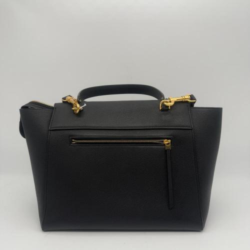 Celine Dark Brown Grained Leather Belt Bag photo 2