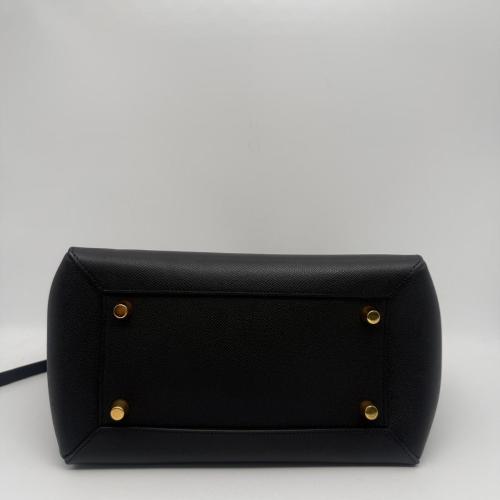 Celine Dark Brown Grained Leather Belt Bag photo 3
