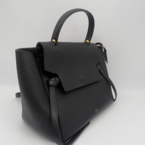 Celine Dark Brown Grained Leather Belt Bag photo 4