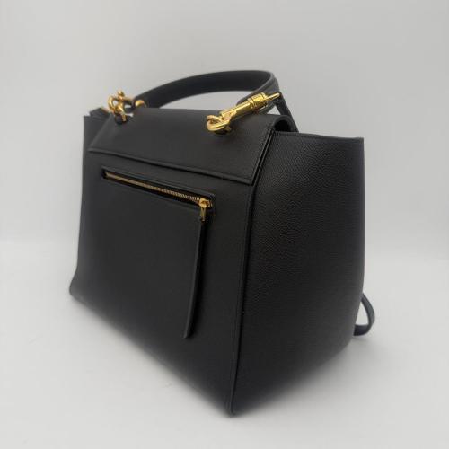 Celine Dark Brown Grained Leather Belt Bag photo 7