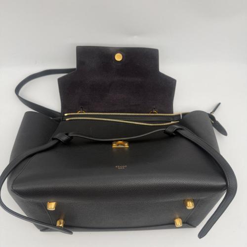 Celine Dark Brown Grained Leather Belt Bag photo 8