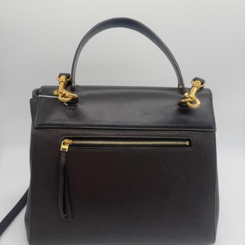 Celine Black Grained Calfskin Leather Belt Bag photo 3