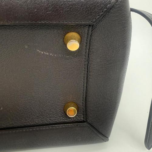 Celine Black Grained Calfskin Leather Belt Bag photo 4
