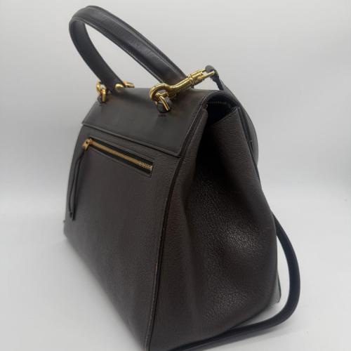 Celine Black Grained Calfskin Leather Belt Bag photo 6