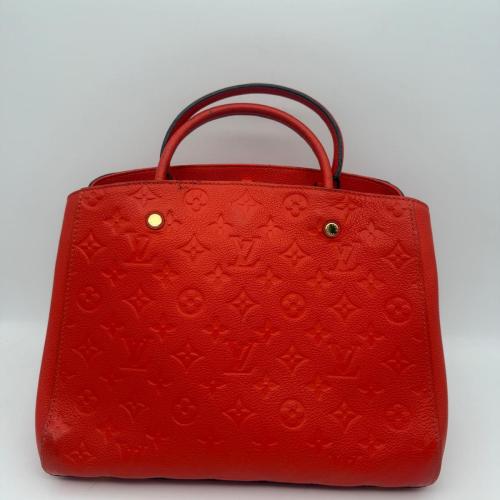 Louis Vuitton Red Empreinte Montaigne Handbag photo 2