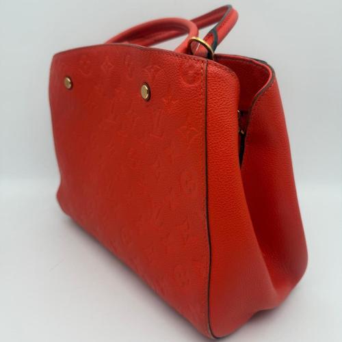 Louis Vuitton Red Empreinte Montaigne Handbag photo 8