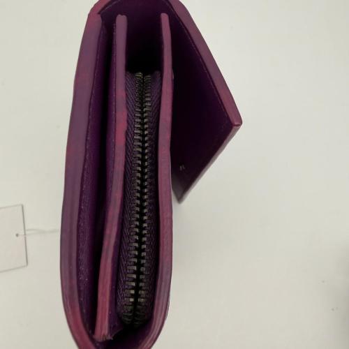 Bottega Veneta Purple Intrecciato Leather Continental Wallet photo 4