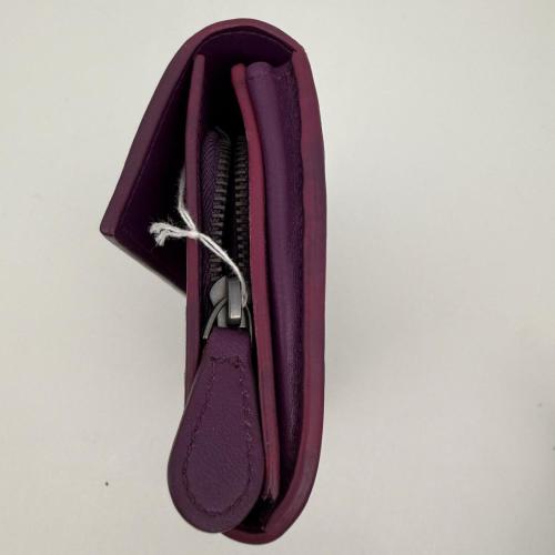 Bottega Veneta Purple Intrecciato Leather Continental Wallet photo 5