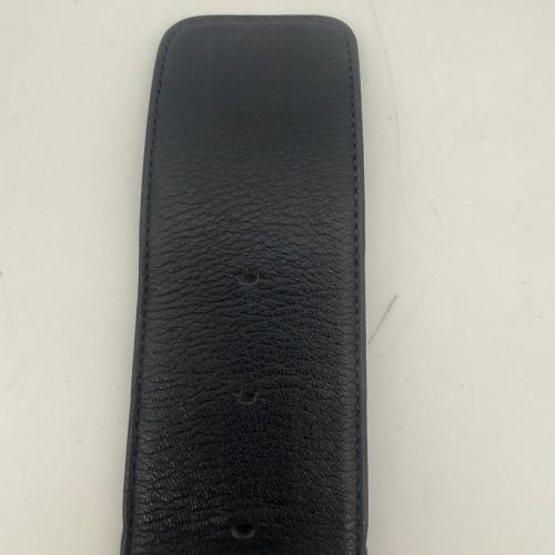 Christian Dior Black Leather Belt With Gold Buckle photo 5
