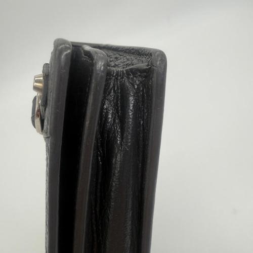 Balenciaga Black Lambskin Leather Classic City Wallet on Chain photo 6