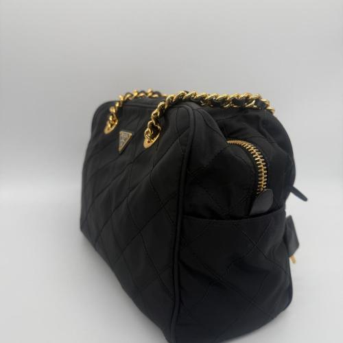 Prada Quilted Tessuto Nylon Chain Shoulder Bag photo 4