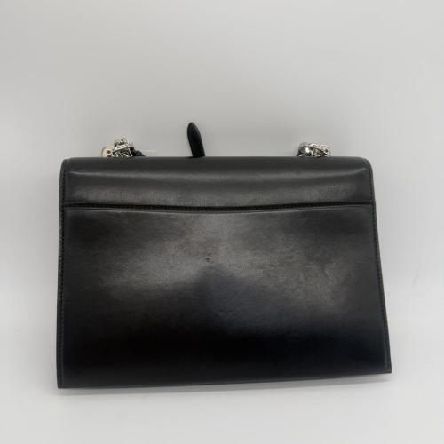 Yves Saint Laurent Black Leather Chain Shoulder Bag photo 2