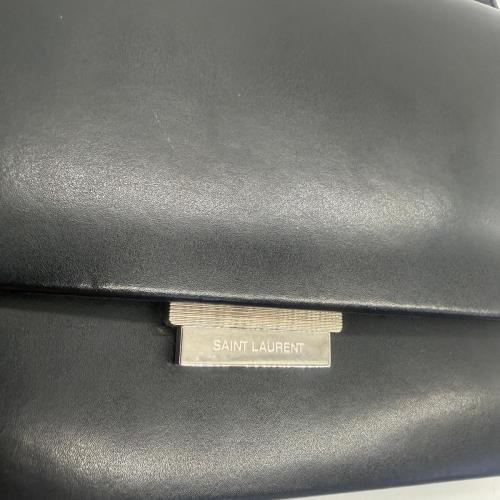Yves Saint Laurent Black Leather Chain Shoulder Bag photo 5