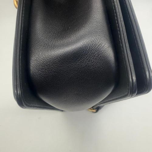 Chanel Black Quilted Leather Boy Flap Bag photo 8