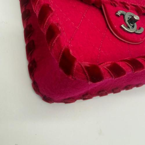Chanel Fancy Felt Whipstitch Flap Bag photo 2
