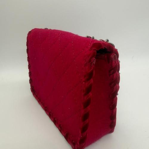 Chanel Fancy Felt Whipstitch Flap Bag photo 5