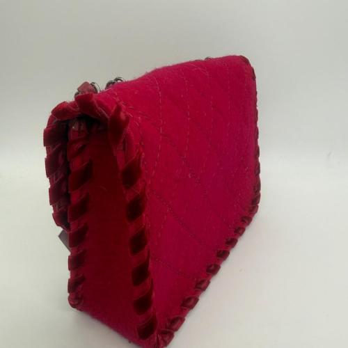 Chanel Fancy Felt Whipstitch Flap Bag photo 6