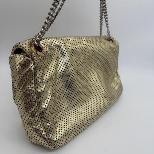 Chanel Metallic Perforated Calfskin Reissue 2.55 Drill Flap Bag photo 6