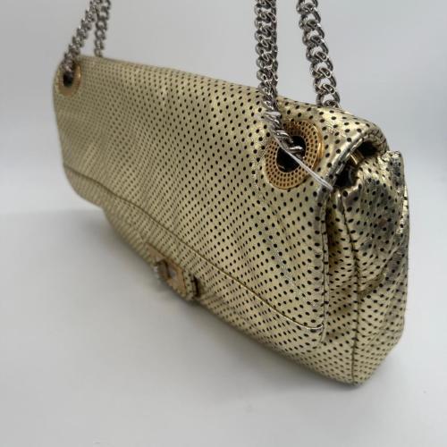 Chanel Metallic Perforated Calfskin Reissue 2.55 Drill Flap Bag photo 7