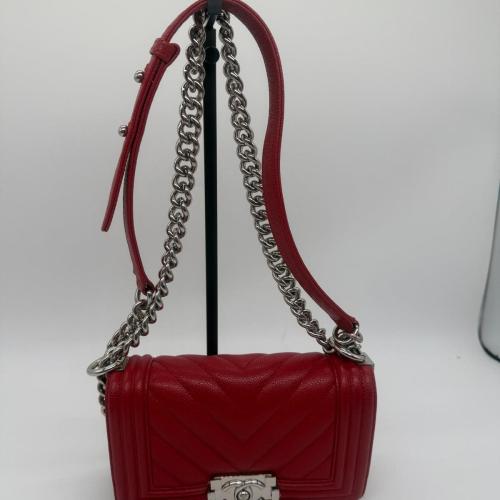 Chanel Boy Chanel Chevron Shoulder Bag