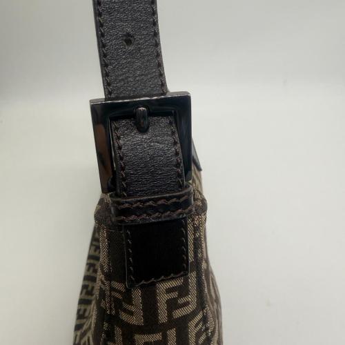 Fendi Brown Zucchino FF Shoulder Bag photo 4