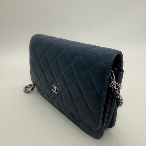 Chanel Quilted Lambskin Wallet on Chain Crossbody Bag photo 5