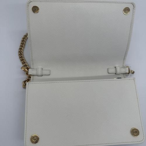 Prada White Saffiano Leather Crossbody Bag photo 4
