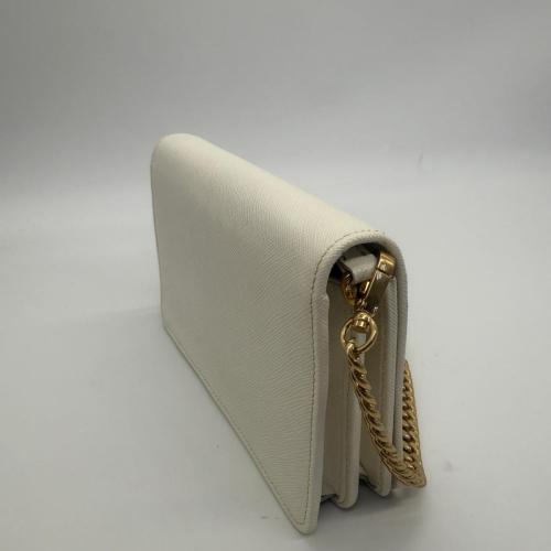 Prada White Saffiano Leather Crossbody Bag photo 6