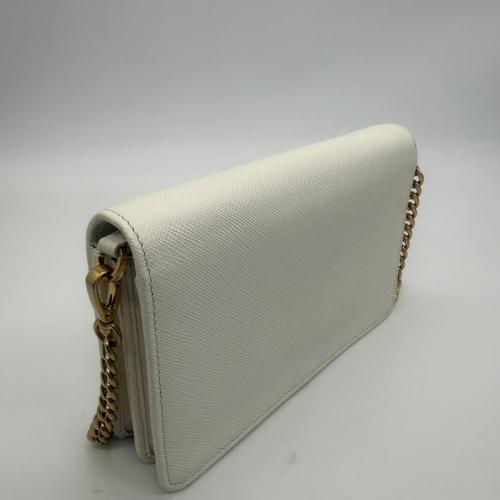 Prada White Saffiano Leather Crossbody Bag photo 7