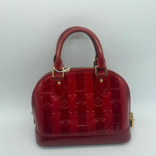 Louis Vuitton Red Vernis Alma BB photo 3
