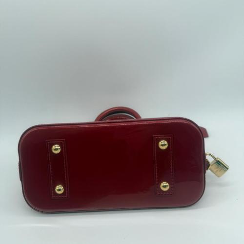 Louis Vuitton Red Vernis Alma BB photo 4