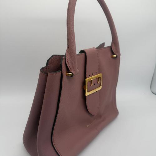 Burberry Soft Grain Leather Buckle Tote Bag photo 5
