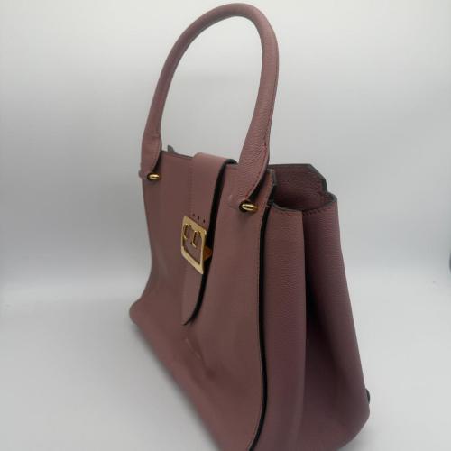 Burberry Soft Grain Leather Buckle Tote Bag photo 6