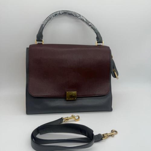 Celine Trapeze Leather Handbag