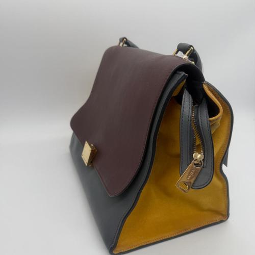 Celine Trapeze Leather Handbag photo 7