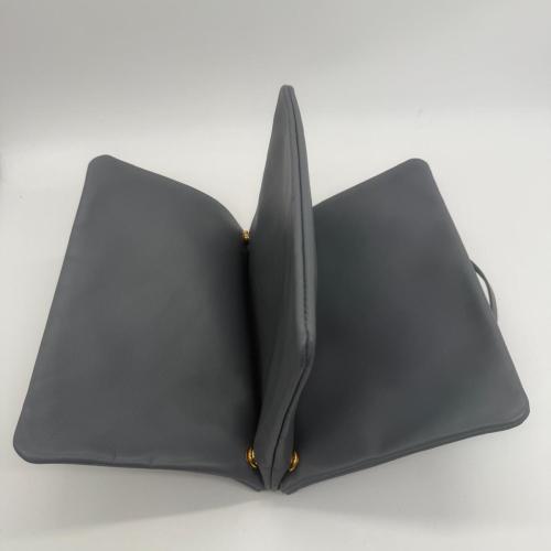 Celine Grey Leather Trio Bag in Smooth Lambskin photo 8