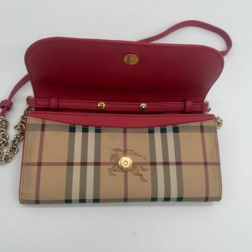 Burberry Haymarket Check Crossbody Bag photo 6