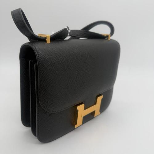Hermès Epsom Constance Black Bag photo 8