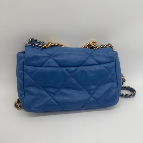 Chanel Blue Quilted Flap Bag photo 2