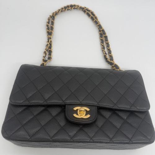 Chanel Black Caviar Classic Flap Bag