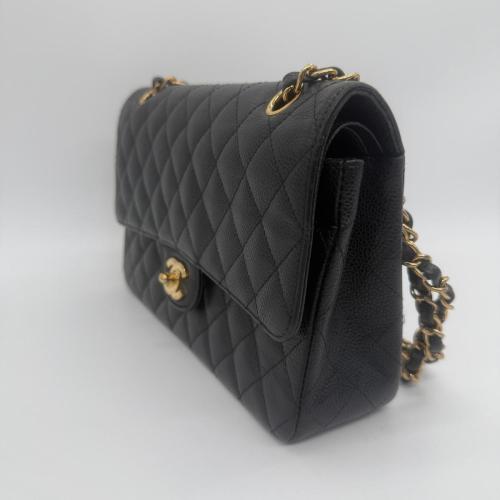 Chanel Black Caviar Classic Flap Bag photo 4