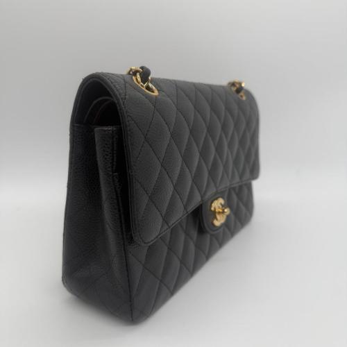 Chanel Black Caviar Classic Flap Bag photo 5