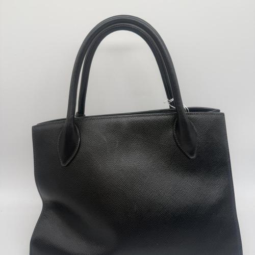 Prada Saffiano Leather Tote Bag Black photo 2