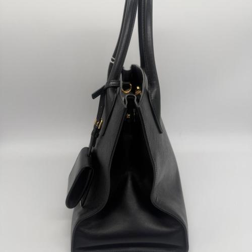 Prada Saffiano Leather Tote Bag Black photo 6