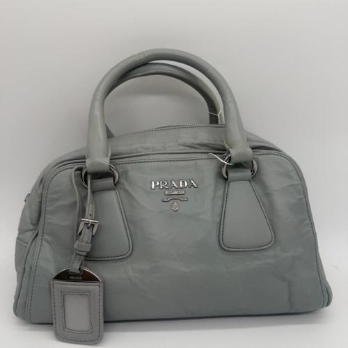 Prada Grey Leather Handbag photo 2
