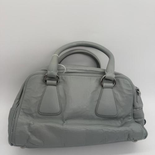 Prada Grey Leather Handbag photo 3