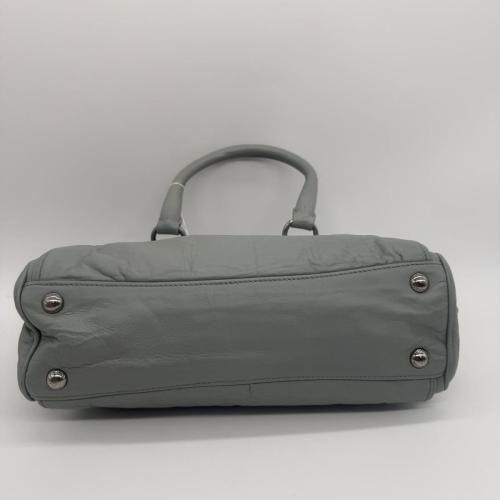 Prada Grey Leather Handbag photo 4