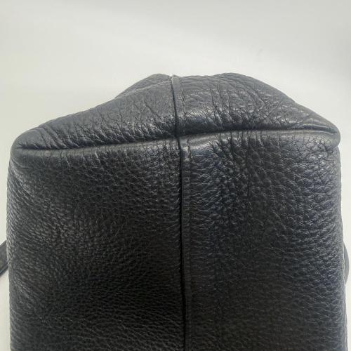 Prada Black Grained Leather Two-way Satchel photo 7